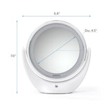 Dual-Sided Makeup Mirror (1X / 5X)