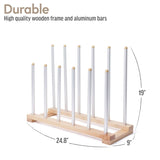 Modern Aluminum Boot Rack - 6 Pair