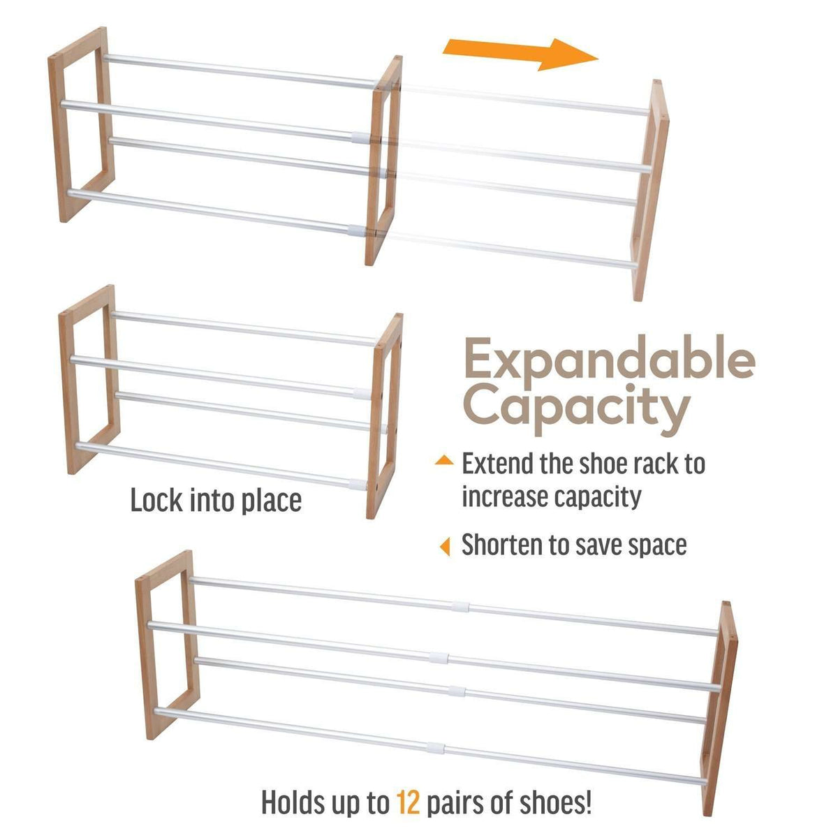 Extending Shoe Rack – INNOKA