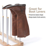Modern Aluminum Boot Rack - 6 Pair
