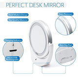 Dual-Sided Makeup Mirror (1X / 5X)