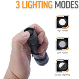 USB Rechargeable LED Flashlight w/ lanyard