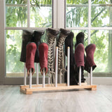Modern Aluminum Boot Rack - 6 Pair