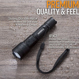 USB Rechargeable LED Flashlight w/ lanyard