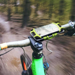 2-in-1 Universal Bicycle Phone/Power Bank Holder - Neon Green