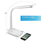 High Bright LED Panel Lamp with USB Charging Port