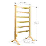 Freestanding Towel Warmer - Wood Frame