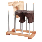 Modern Boot Rack - 4 Pairs (Birch & Steel)
