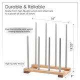 Modern Boot Rack - 4 Pairs (Birch & Steel)
