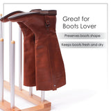 Modern Boot Rack - 6 Pairs (Birch & Steel)
