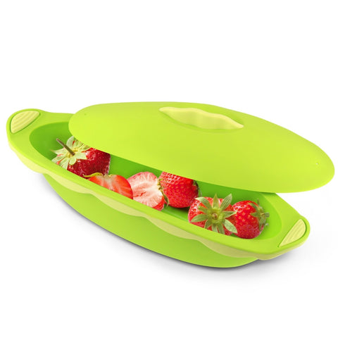 Oval Shape Container - Green