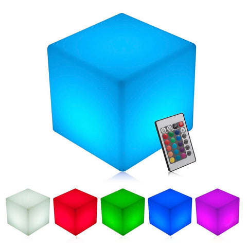 Waterproof LED Cube Light - 8 inch