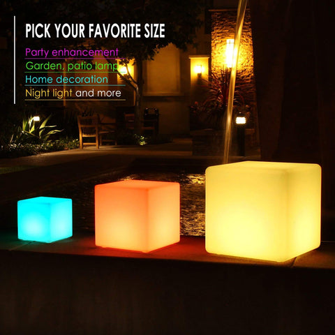 Waterproof LED Cube Light - 12 inch – INNOKA