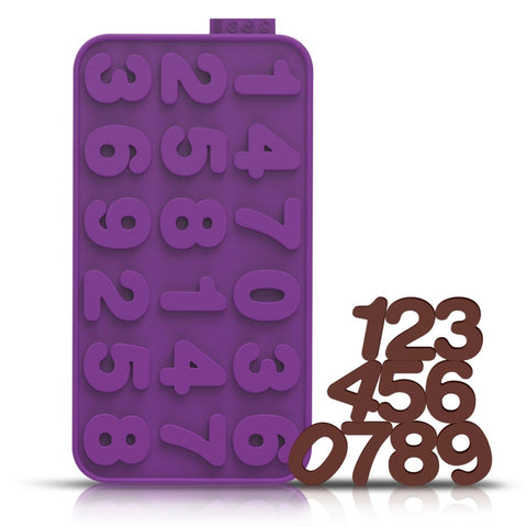 Silicone Chocolate Chip Mold - Number