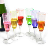 LED Champagne Glass Set