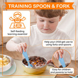 Arctic Animal Training Spoon & African Animal Fork Set