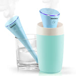 280ml Mini Humidifier [Detachable USB Cable] - Blue