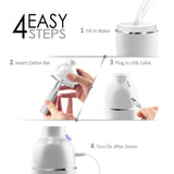 180ml Mini Humidifier [Water Leakage Protection] - White