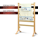 Freestanding Towel Warmer - Wood Frame