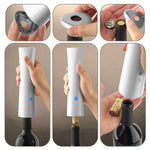 Rechargeable Electric Wine Corkscrew - White