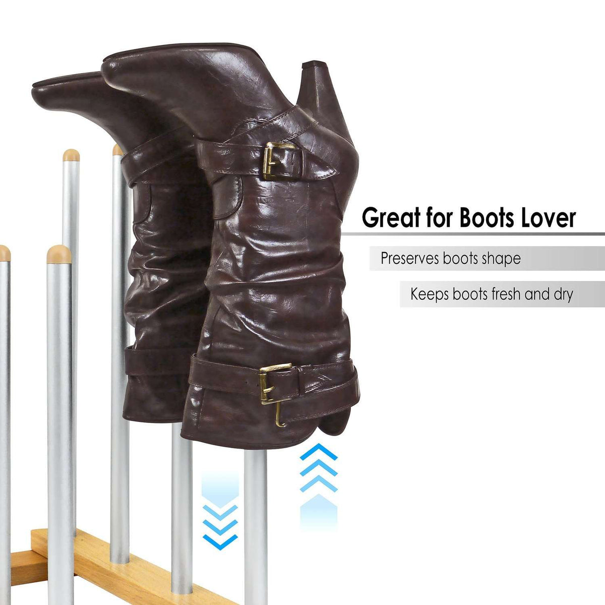 Modern Aluminum Boot Rack - 4 Pair – INNOKA