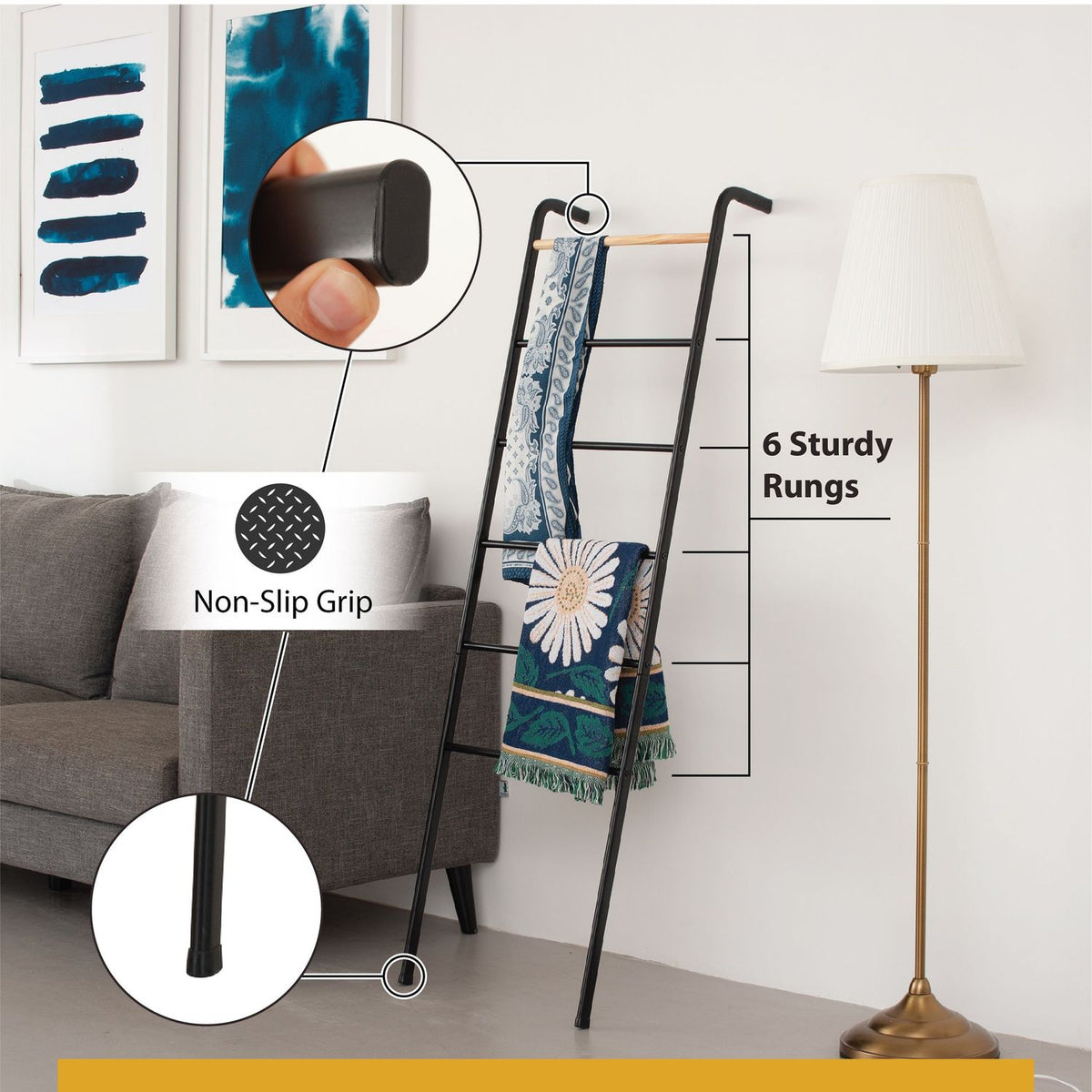 Wall Leaning Ladder Rack – INNOKA